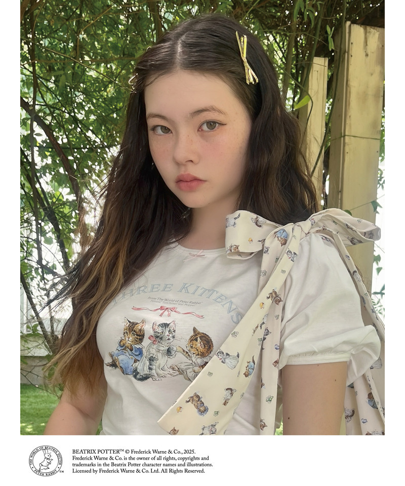 【Peter Rabbit(TM)】THREE KITTENS   TEE 詳細画像 オフホワイト 21