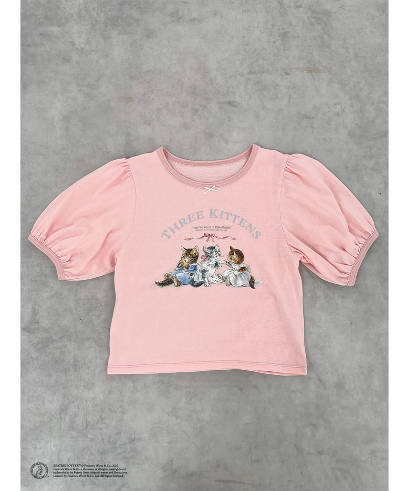 【Peter Rabbit(TM)】THREE KITTENS   TEE 詳細画像 ピンク 13