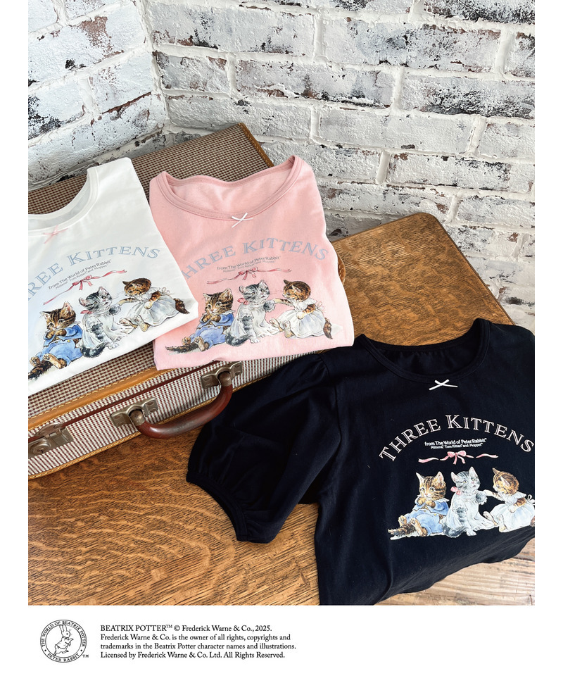 【Peter Rabbit(TM)】THREE KITTENS   TEE 詳細画像 ピンク 8