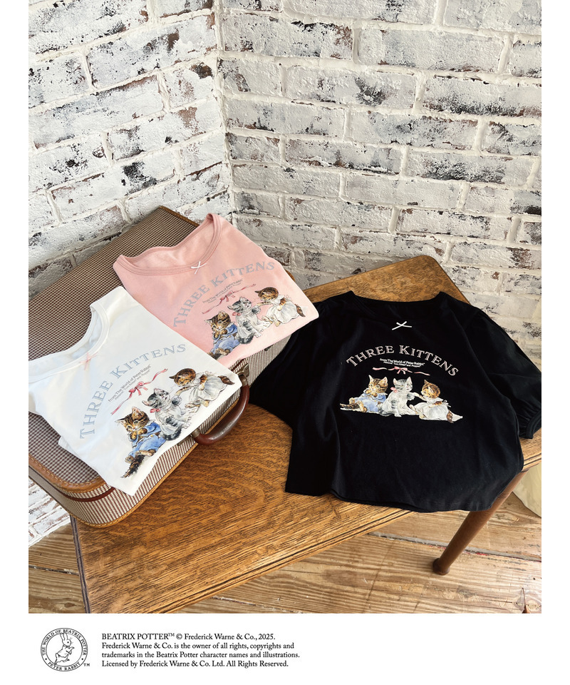 【Peter Rabbit(TM)】THREE KITTENS   TEE 詳細画像 ピンク 9
