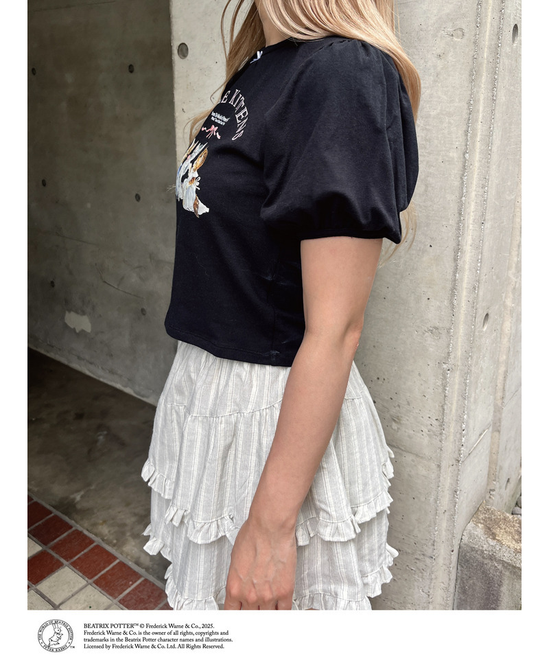 【Peter Rabbit(TM)】THREE KITTENS   TEE 詳細画像 ブラック 8