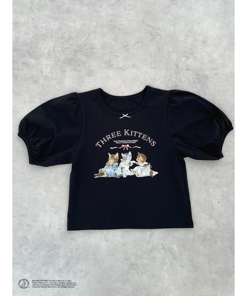 【Peter Rabbit(TM)】THREE KITTENS   TEE 詳細画像 ブラック 9