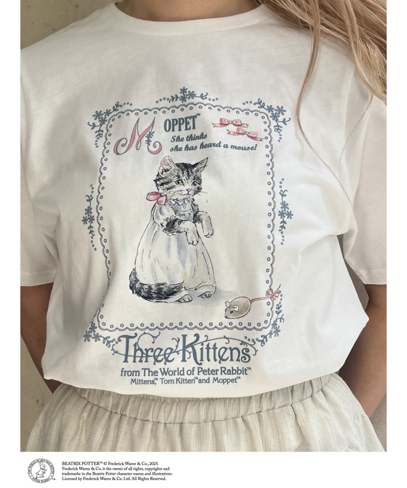 【Peter Rabbit（TM)】 MOPPET  TEE 詳細画像 オフホワイト 11