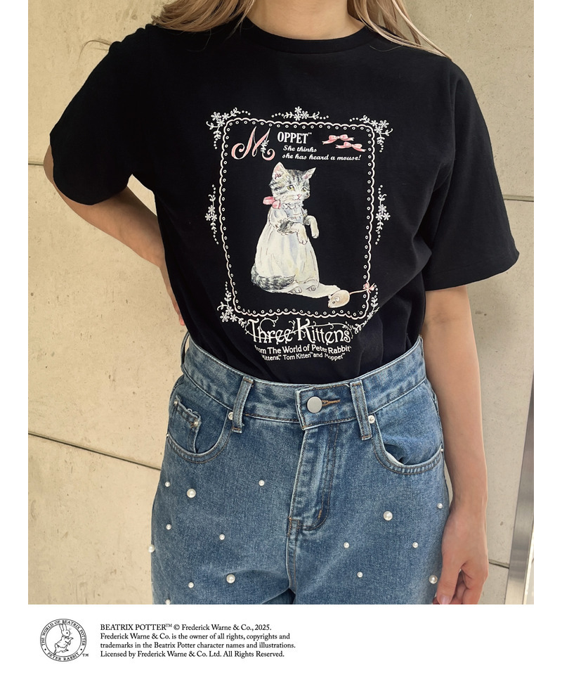 【Peter Rabbit（TM)】 MOPPET  TEE 詳細画像 ブラック 13