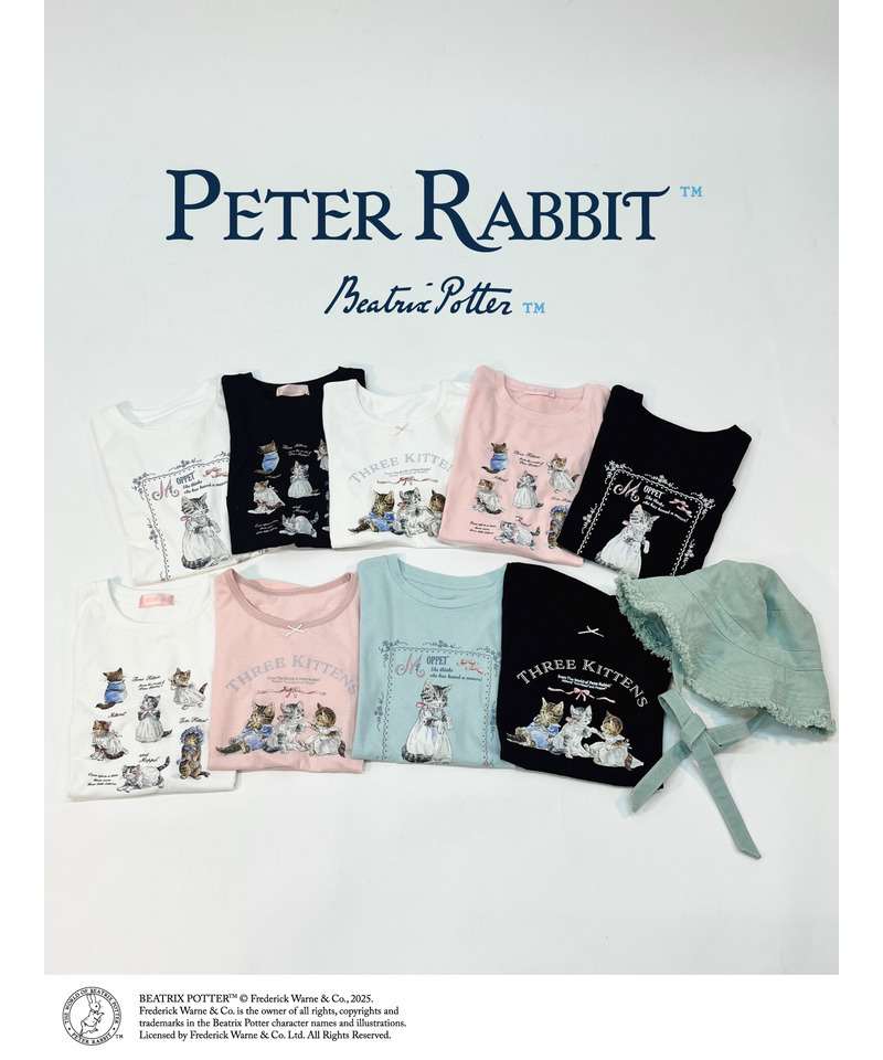 【Peter Rabbit（TM)】 MOPPET  TEE 詳細画像 ブラック 17