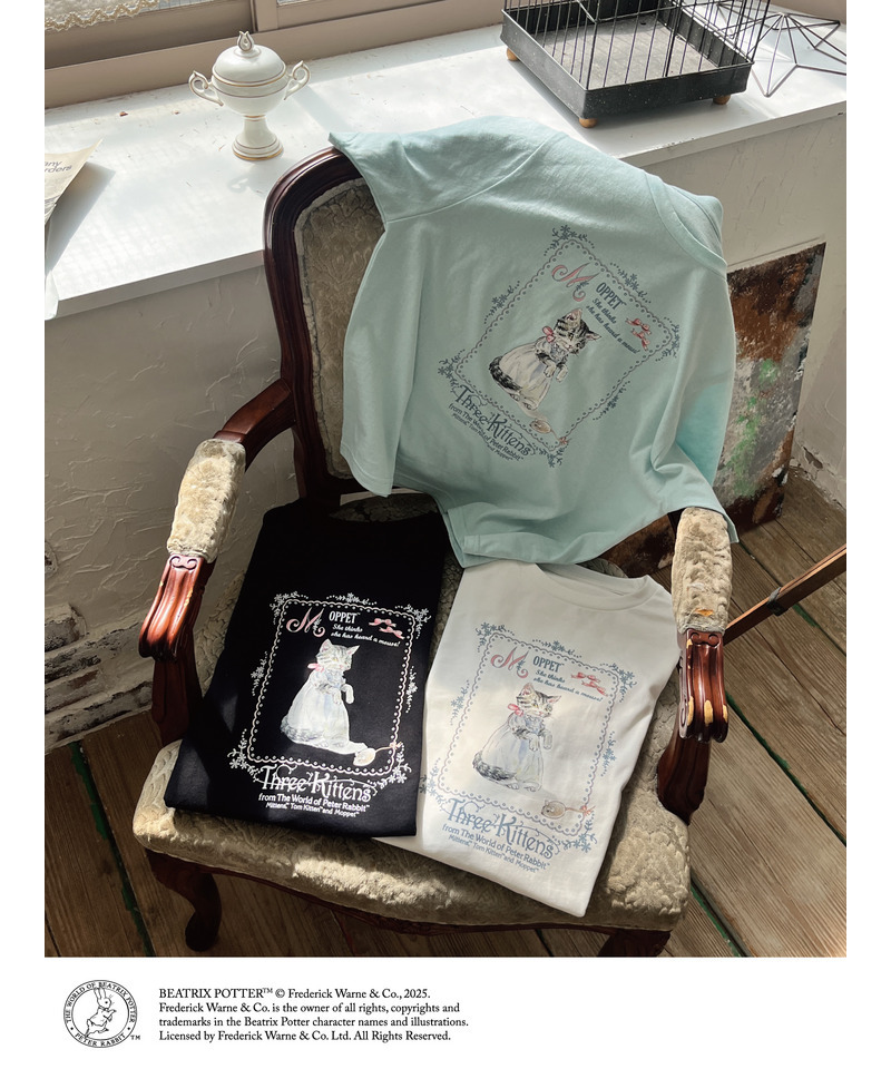 【Peter Rabbit（TM)】 MOPPET  TEE 詳細画像 ブラック 19