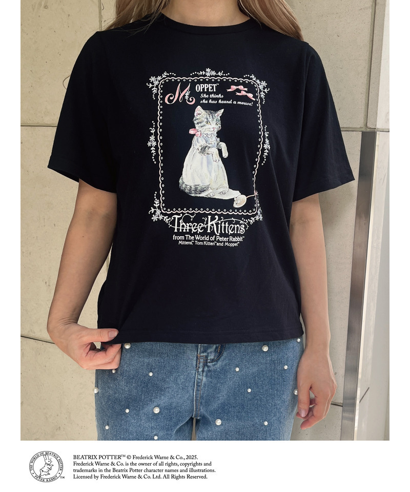 【Peter Rabbit（TM)】 MOPPET  TEE 詳細画像 ブラック 5