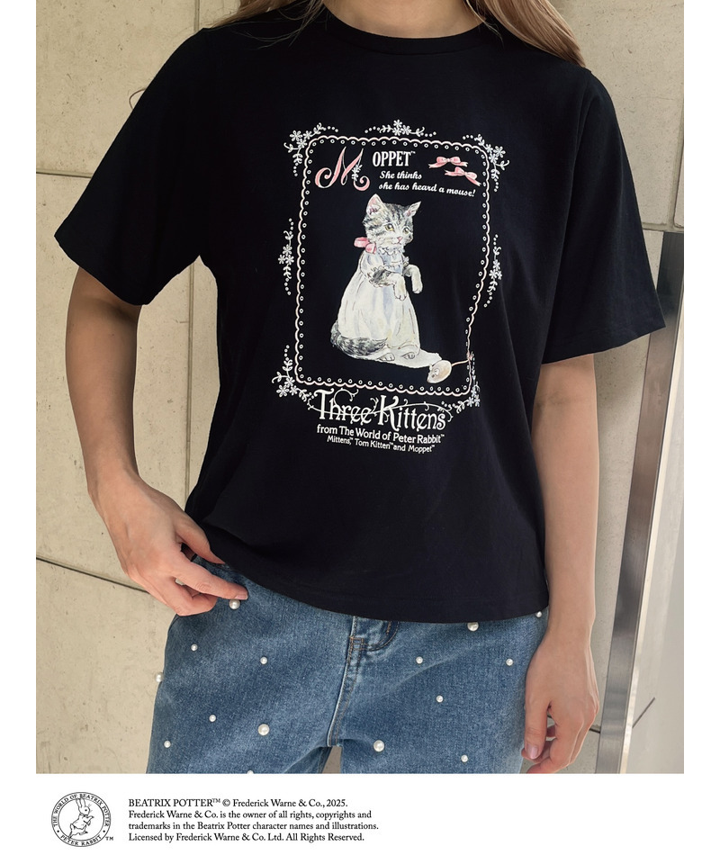 【Peter Rabbit（TM)】 MOPPET  TEE 詳細画像 ブラック 6