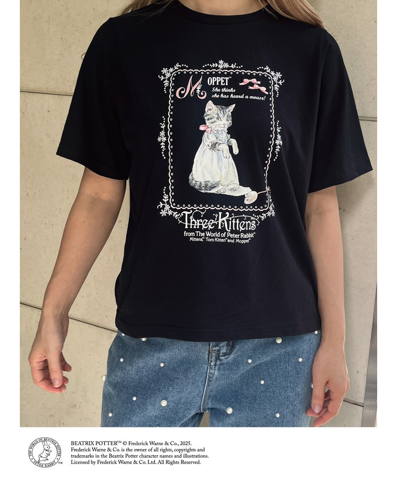 【Peter Rabbit（TM)】 MOPPET  TEE 詳細画像 ブラック 7