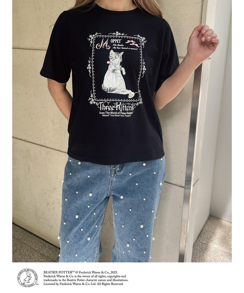 【Peter Rabbit（TM)】 MOPPET  TEE 詳細画像 ブラック 8