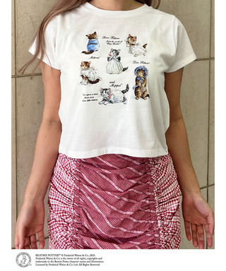 【Peter Rabbit（TM)】MITTENS TOM KITTEN AND MOPPET TEE