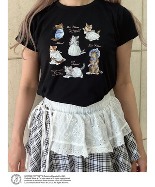 【Peter Rabbit（TM)】MITTENS TOM KITTEN AND MOPPET TEE