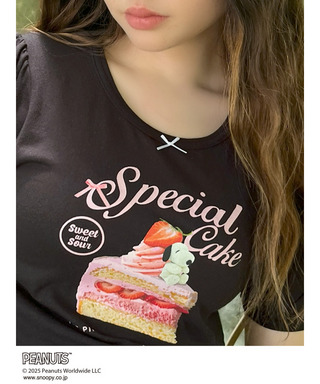 【PEANUTS】Strawberry Cake  TEE 