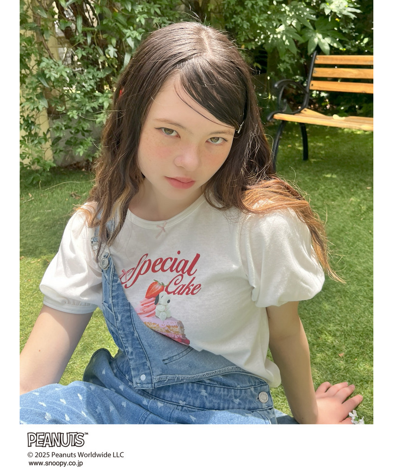 【PEANUTS】Strawberry Cake  TEE  詳細画像 オフホワイト 10