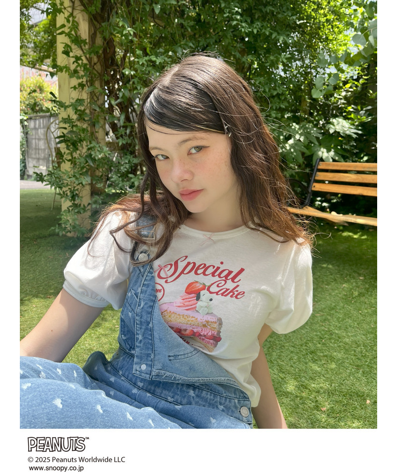 【PEANUTS】Strawberry Cake  TEE  詳細画像 オフホワイト 11