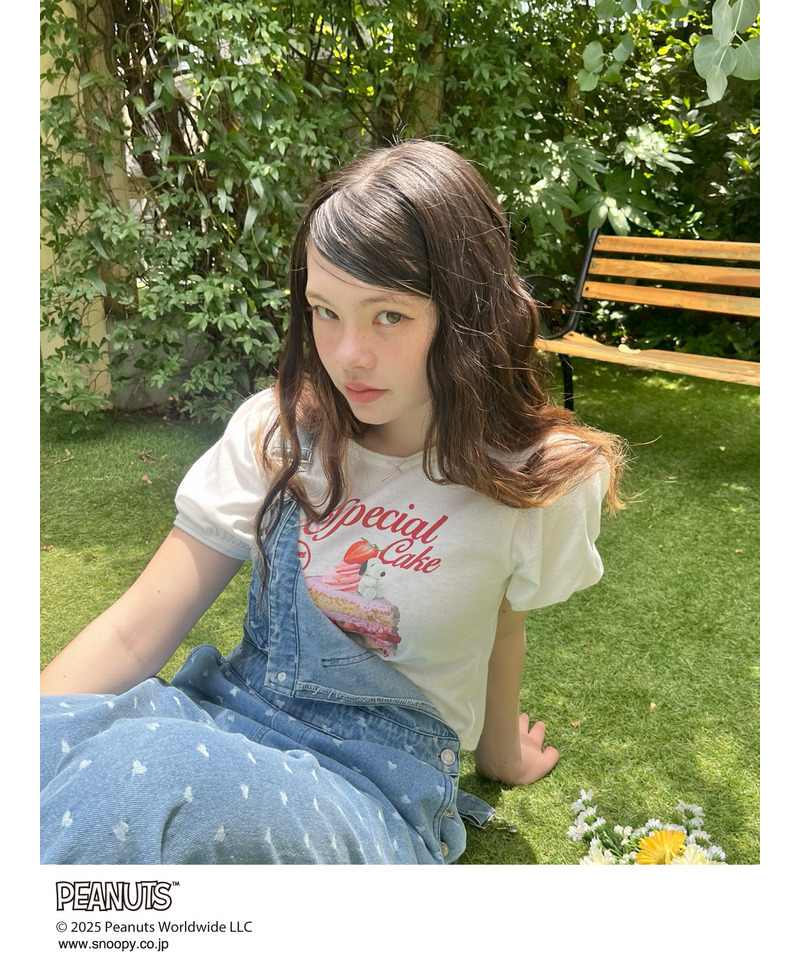 【PEANUTS】Strawberry Cake  TEE  詳細画像 オフホワイト 15