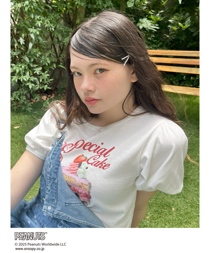【PEANUTS】Strawberry Cake  TEE  詳細画像 オフホワイト 2