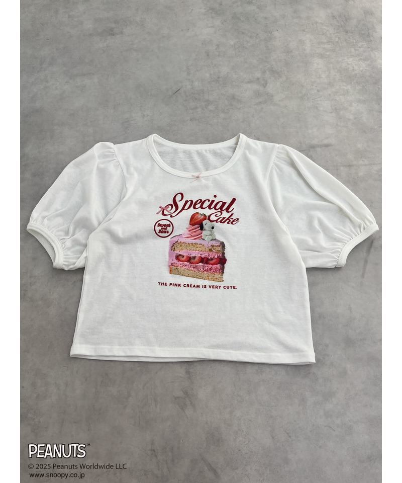 【PEANUTS】Strawberry Cake  TEE  詳細画像 オフホワイト 24