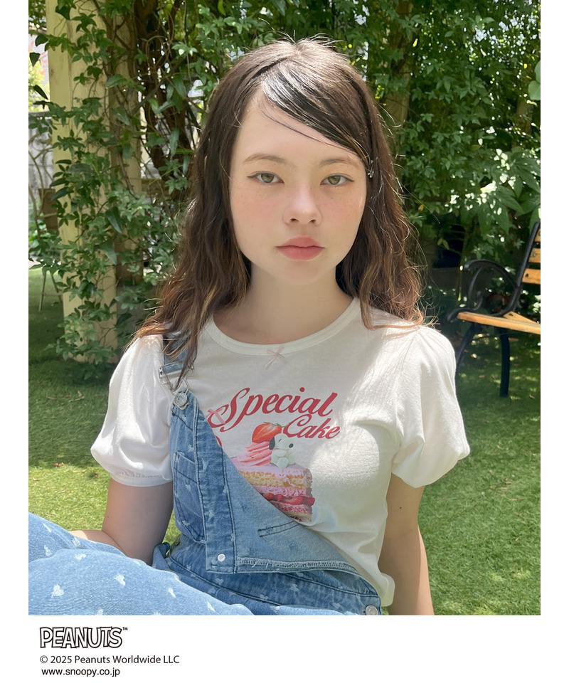 【PEANUTS】Strawberry Cake  TEE  詳細画像 オフホワイト 3