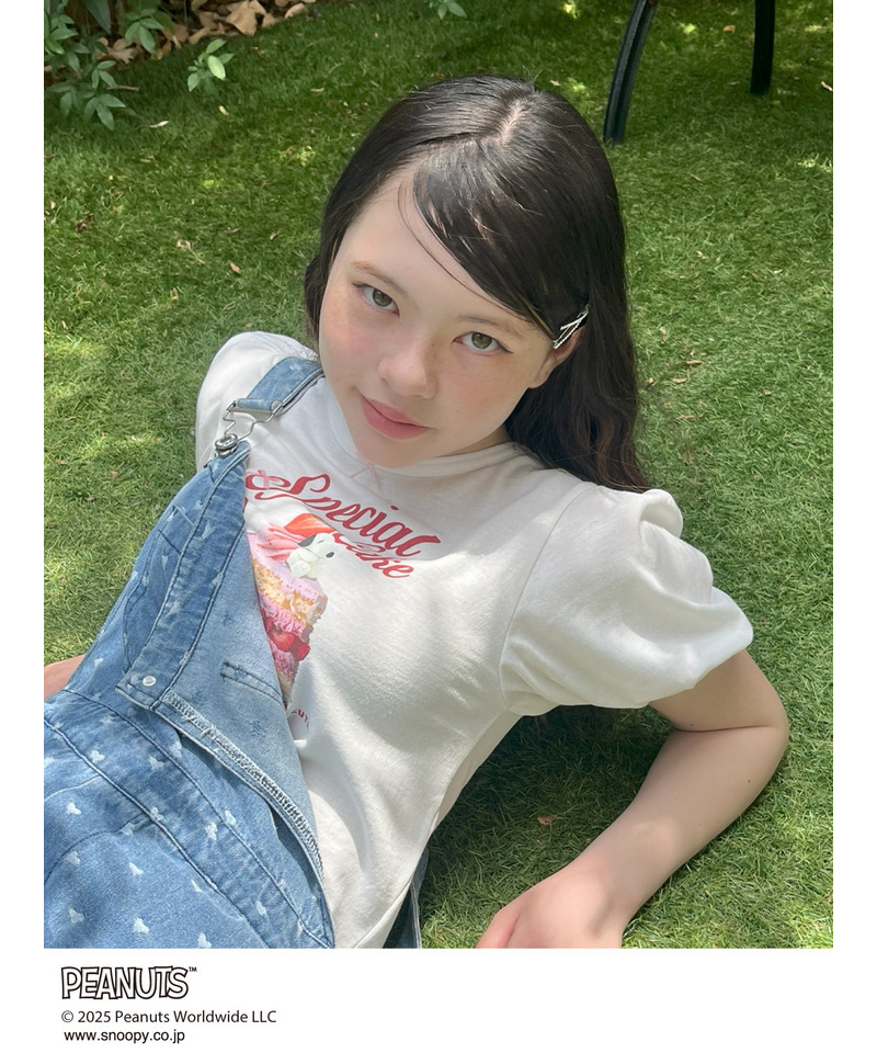 【PEANUTS】Strawberry Cake  TEE  詳細画像 オフホワイト 6