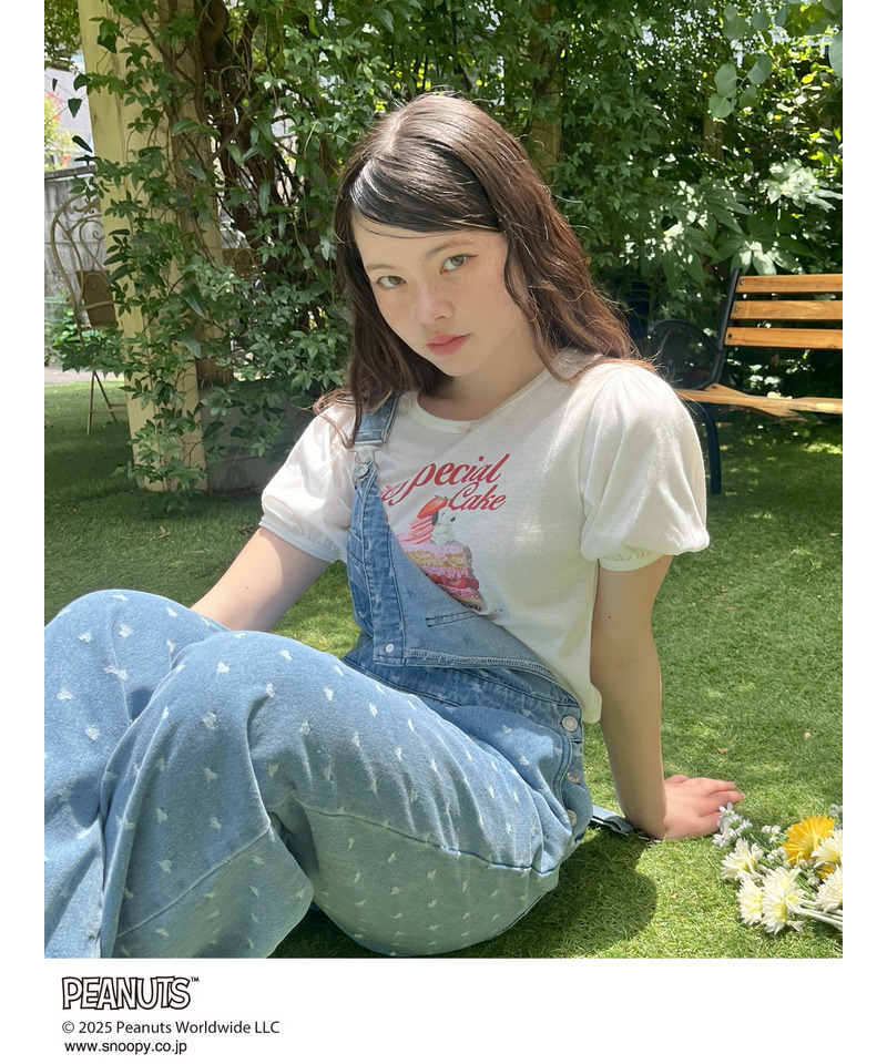 【PEANUTS】Strawberry Cake  TEE  詳細画像 オフホワイト 7