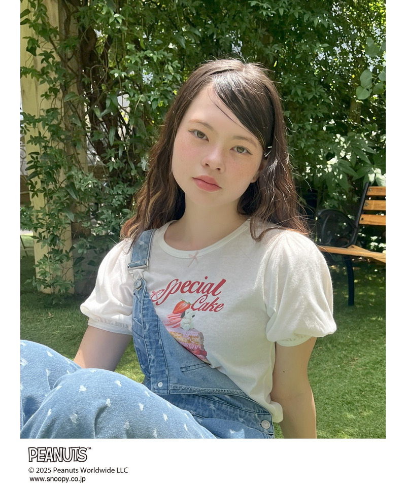 【PEANUTS】Strawberry Cake  TEE  詳細画像 オフホワイト 8