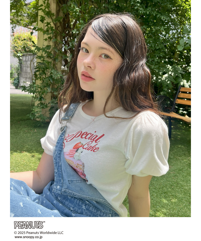 【PEANUTS】Strawberry Cake  TEE  詳細画像 オフホワイト 9