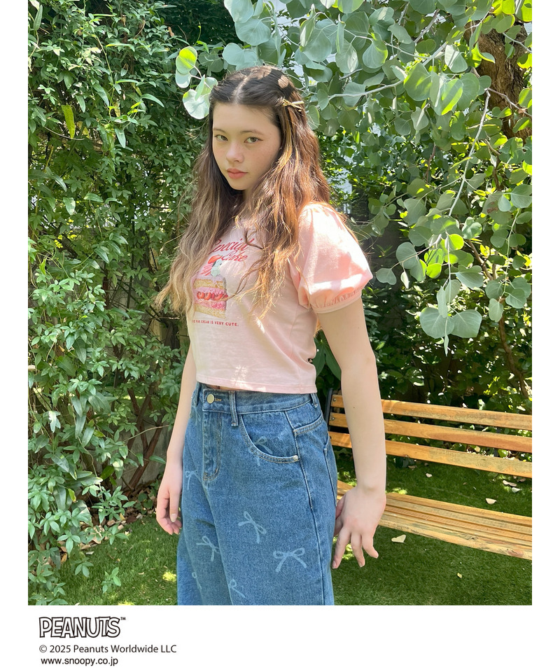 【PEANUTS】Strawberry Cake  TEE  詳細画像 ピンク 19