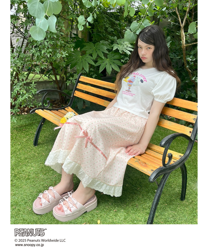 【PEANUTS】Parfait Lover TEE  詳細画像 オフホワイト 11