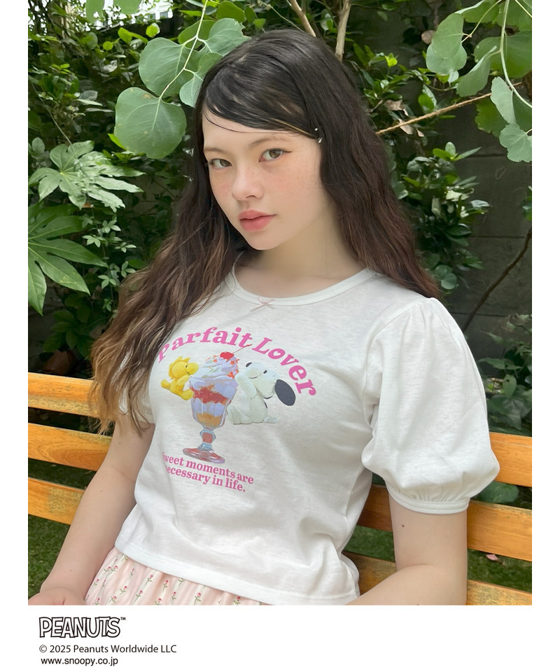 【PEANUTS】Parfait Lover TEE  詳細画像 オフホワイト 13