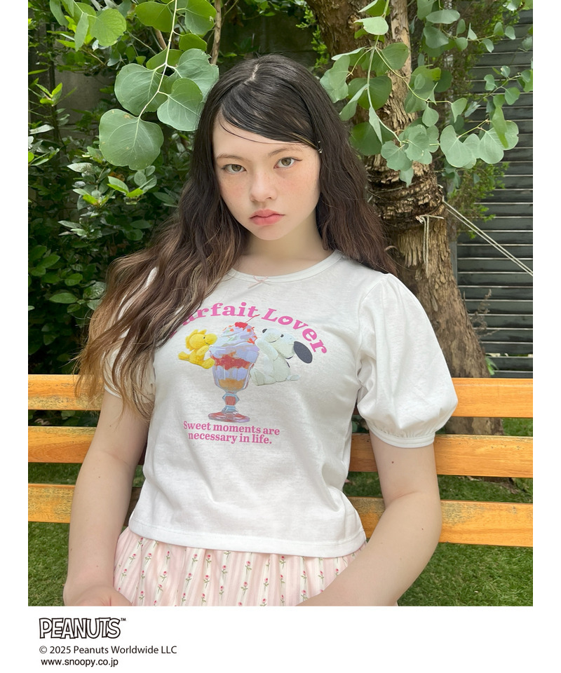 【PEANUTS】Parfait Lover TEE  詳細画像 オフホワイト 15