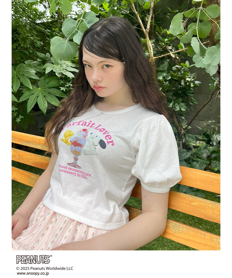 【PEANUTS】Parfait Lover TEE  詳細画像 オフホワイト 16