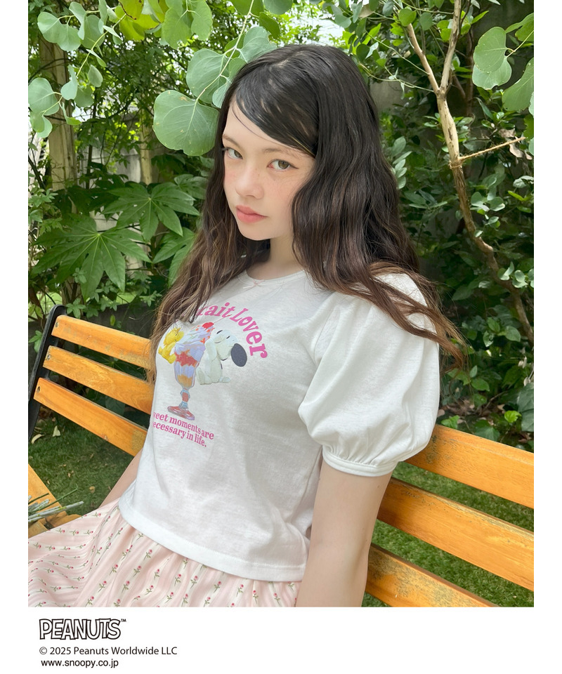 【PEANUTS】Parfait Lover TEE  詳細画像 オフホワイト 17