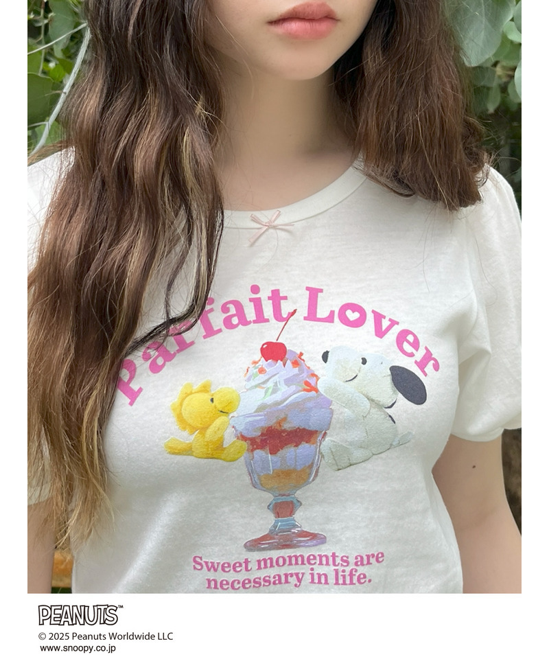 【PEANUTS】Parfait Lover TEE  詳細画像 オフホワイト 2