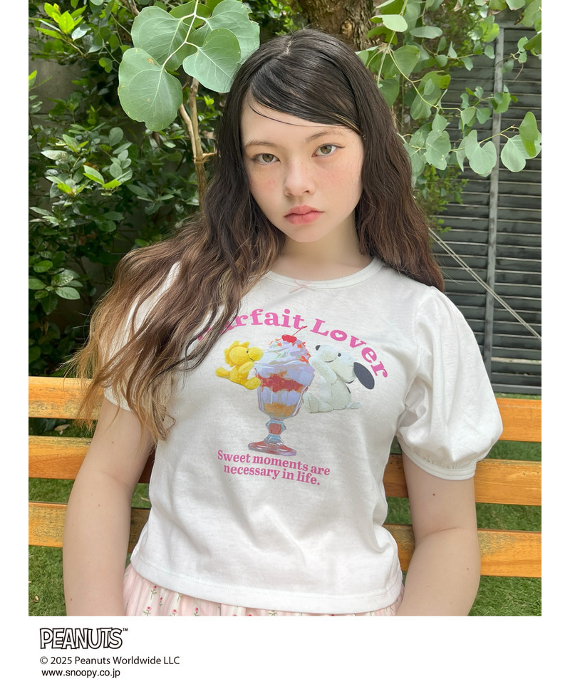 【PEANUTS】Parfait Lover TEE  詳細画像 オフホワイト 3