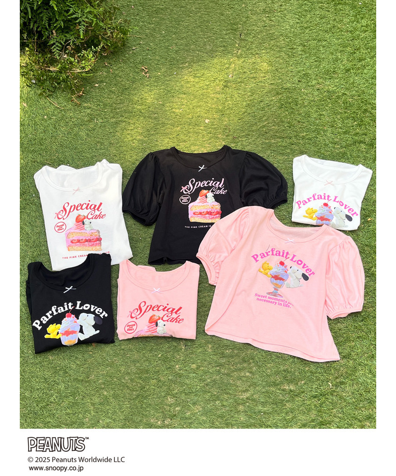 【PEANUTS】Parfait Lover TEE  詳細画像 ピンク 3