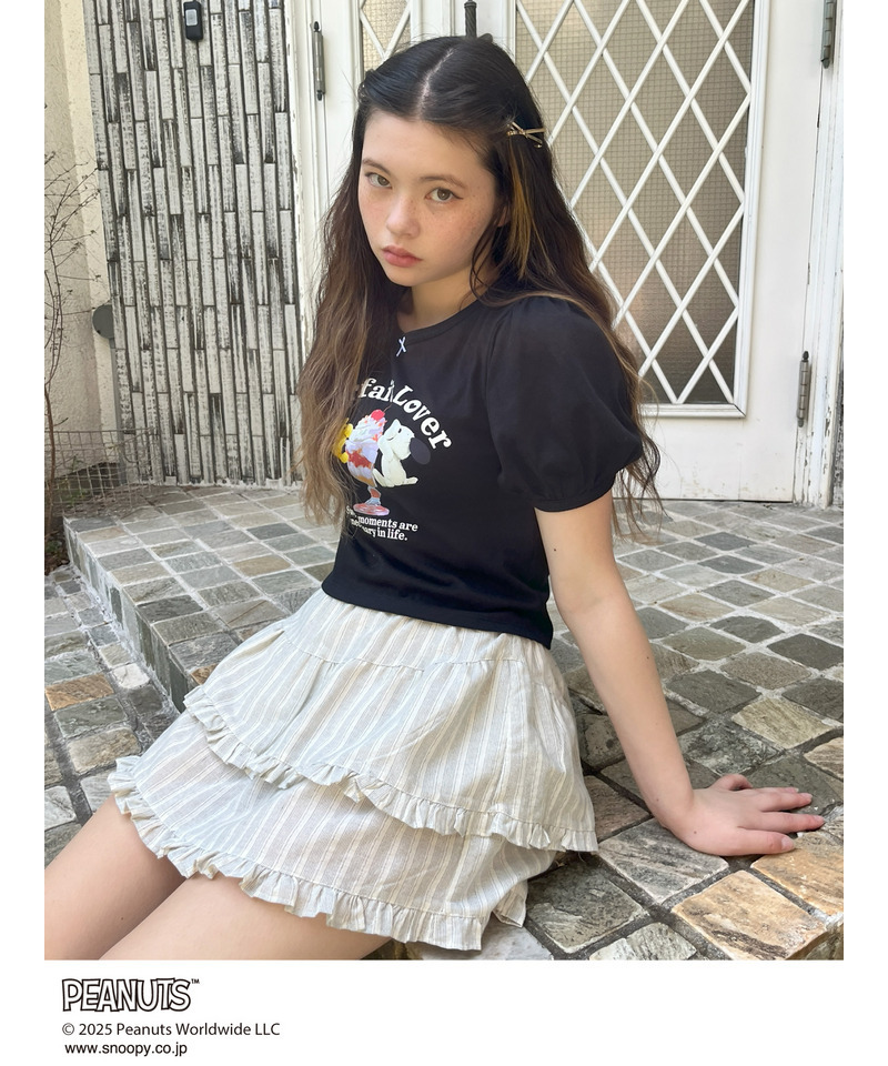 【PEANUTS】Parfait Lover TEE  詳細画像 ブラック 10