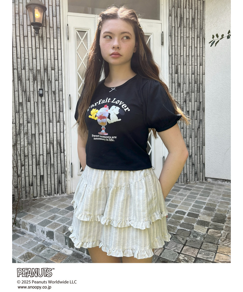 【PEANUTS】Parfait Lover TEE  詳細画像 ブラック 9