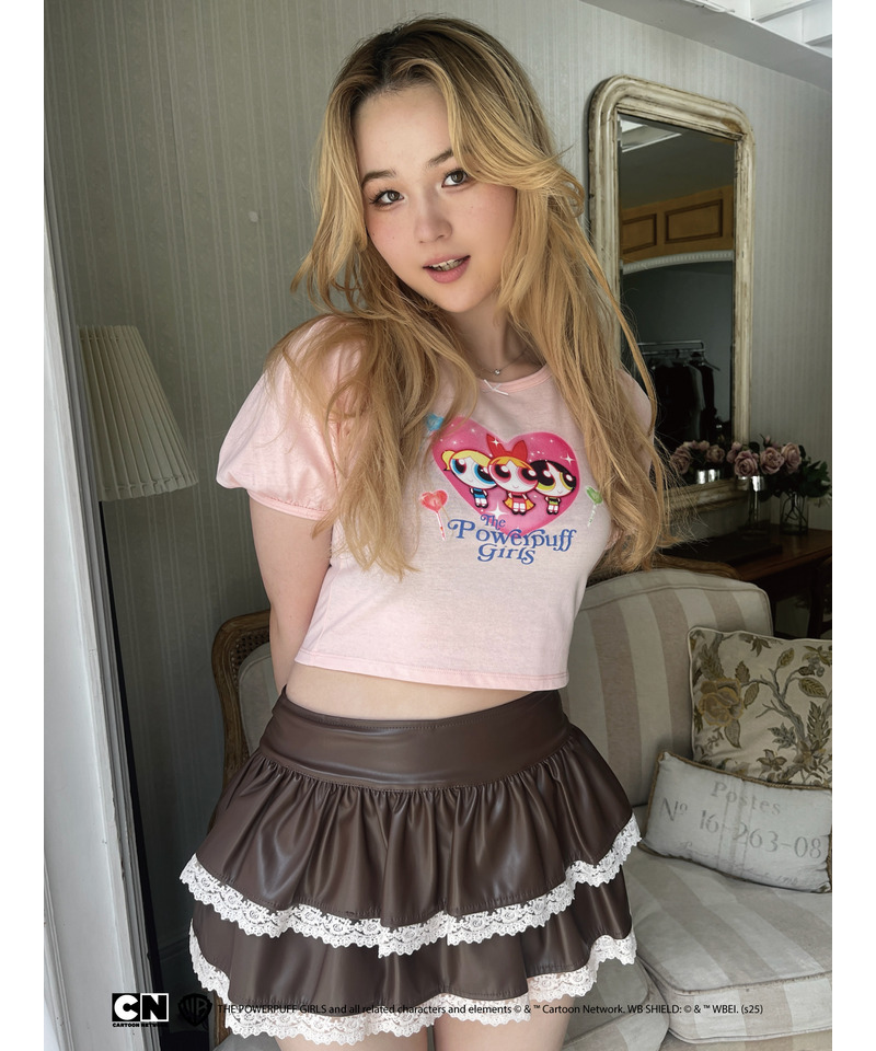 【THE POWERPUFF GIRLS】ハートキャンディーTEE  詳細画像 ピンク 6