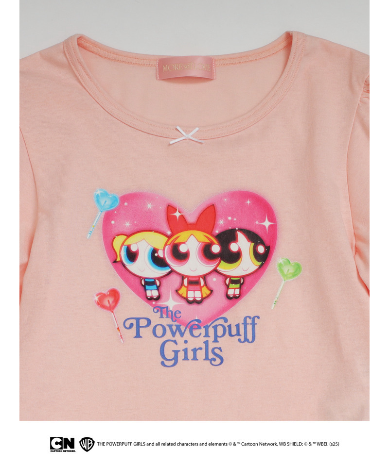 【THE POWERPUFF GIRLS】ハートキャンディーTEE  詳細画像 ピンク 7