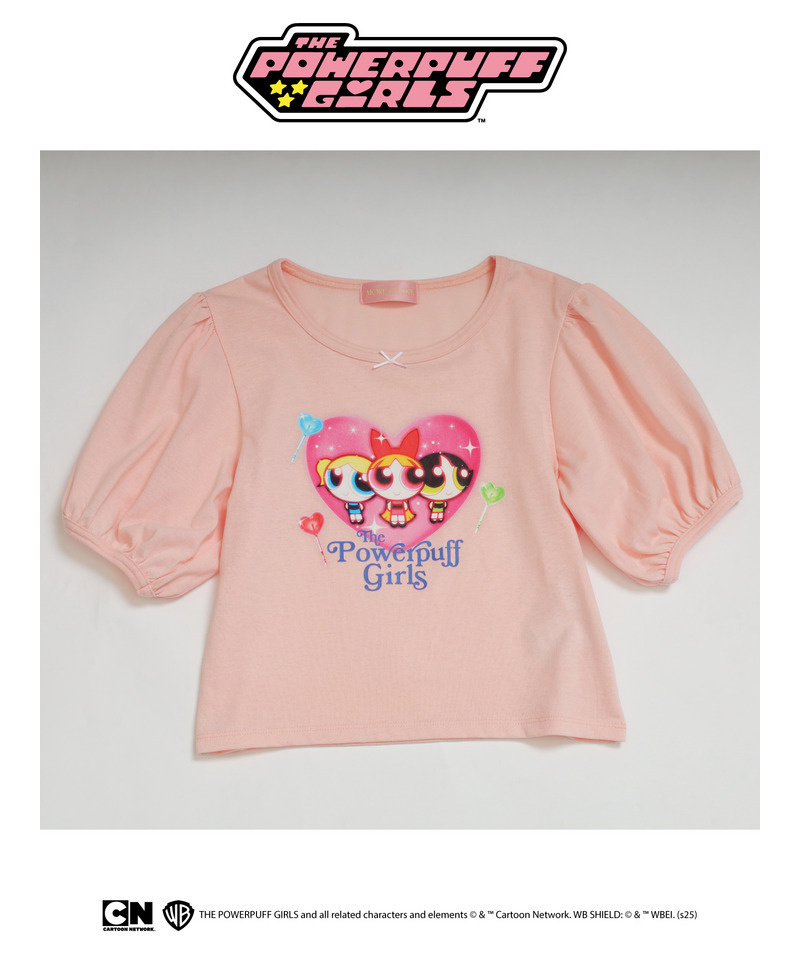 【THE POWERPUFF GIRLS】ハートキャンディーTEE  詳細画像 ピンク 8