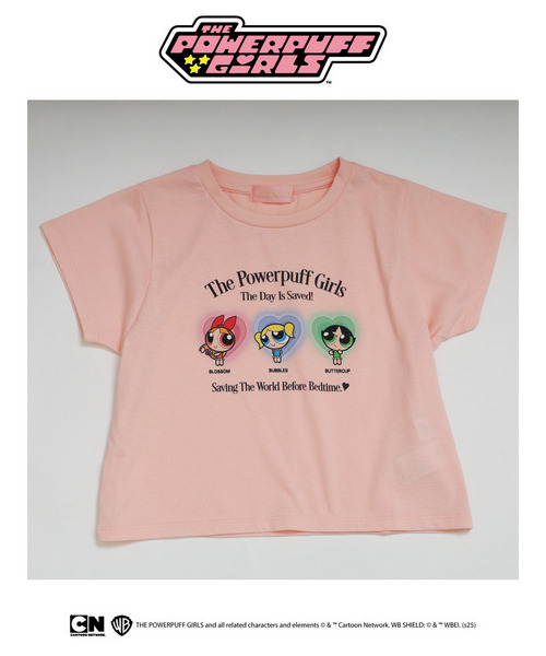 【THE POWERPUFF GIRLS】パジャマガールズTEE  詳細画像