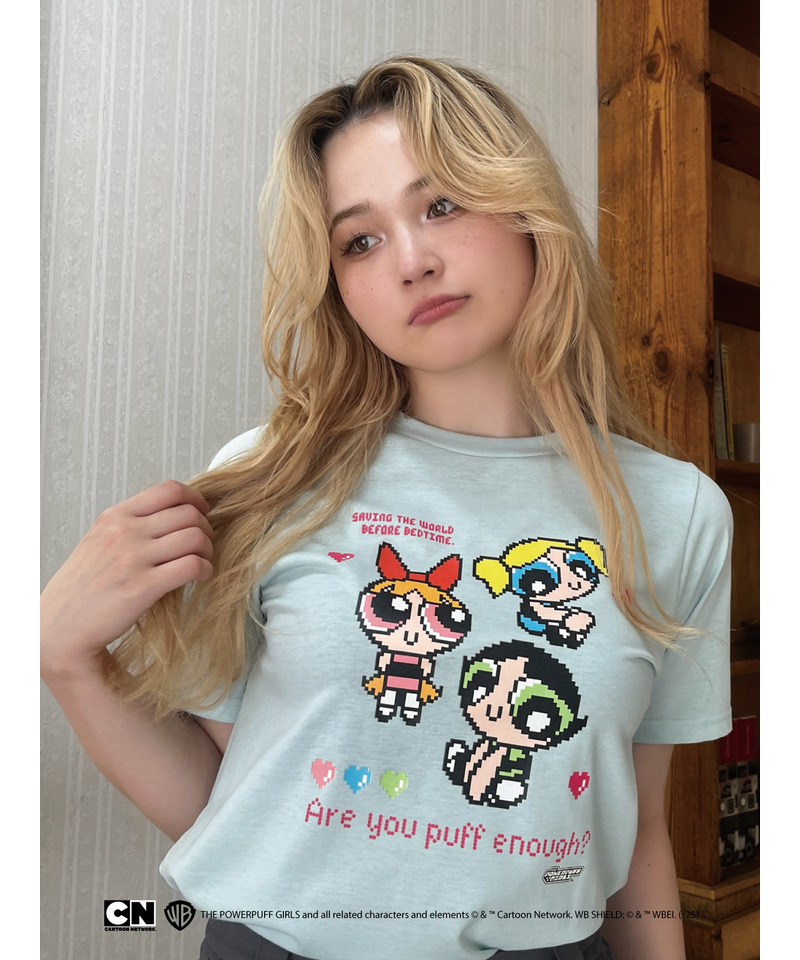 【THE POWERPUFF GIRLS】ガールズTEE  詳細画像 ブルー 3