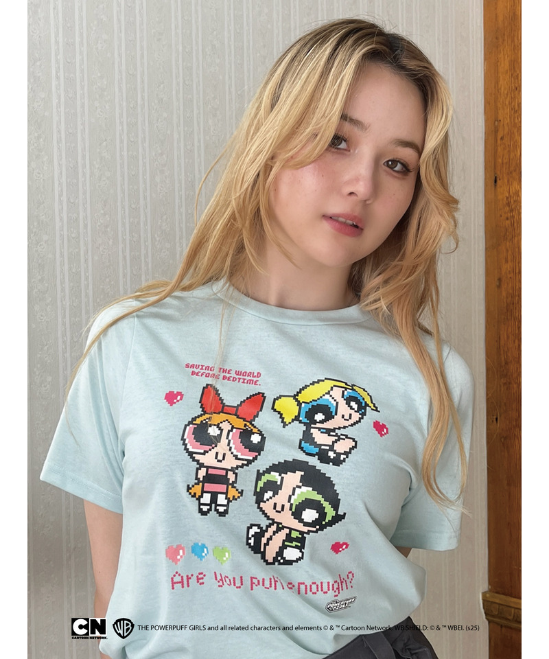【THE POWERPUFF GIRLS】ガールズTEE  詳細画像 ブルー 5