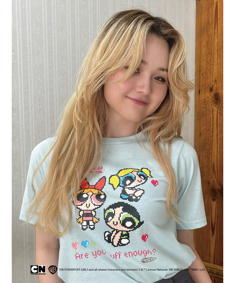 【THE POWERPUFF GIRLS】ガールズTEE  詳細画像 ブルー 6