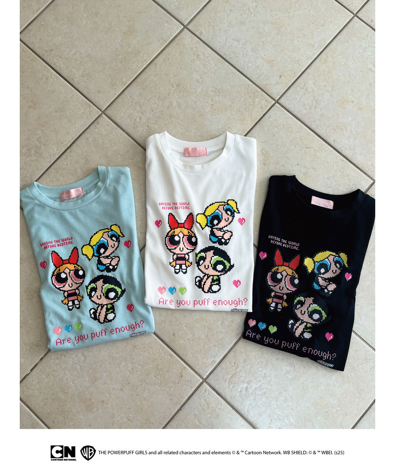 【THE POWERPUFF GIRLS】ガールズTEE  詳細画像 ブルー 7