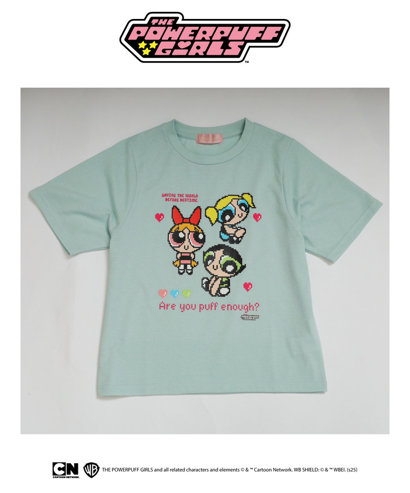 【THE POWERPUFF GIRLS】ガールズTEE  詳細画像 ブルー 8