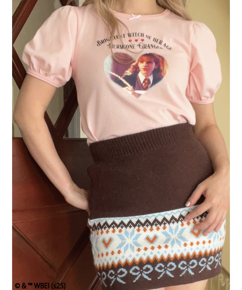 【Harry Potter】ハーマイオニー・グレンジャーTEE	 詳細画像 ピンク 10