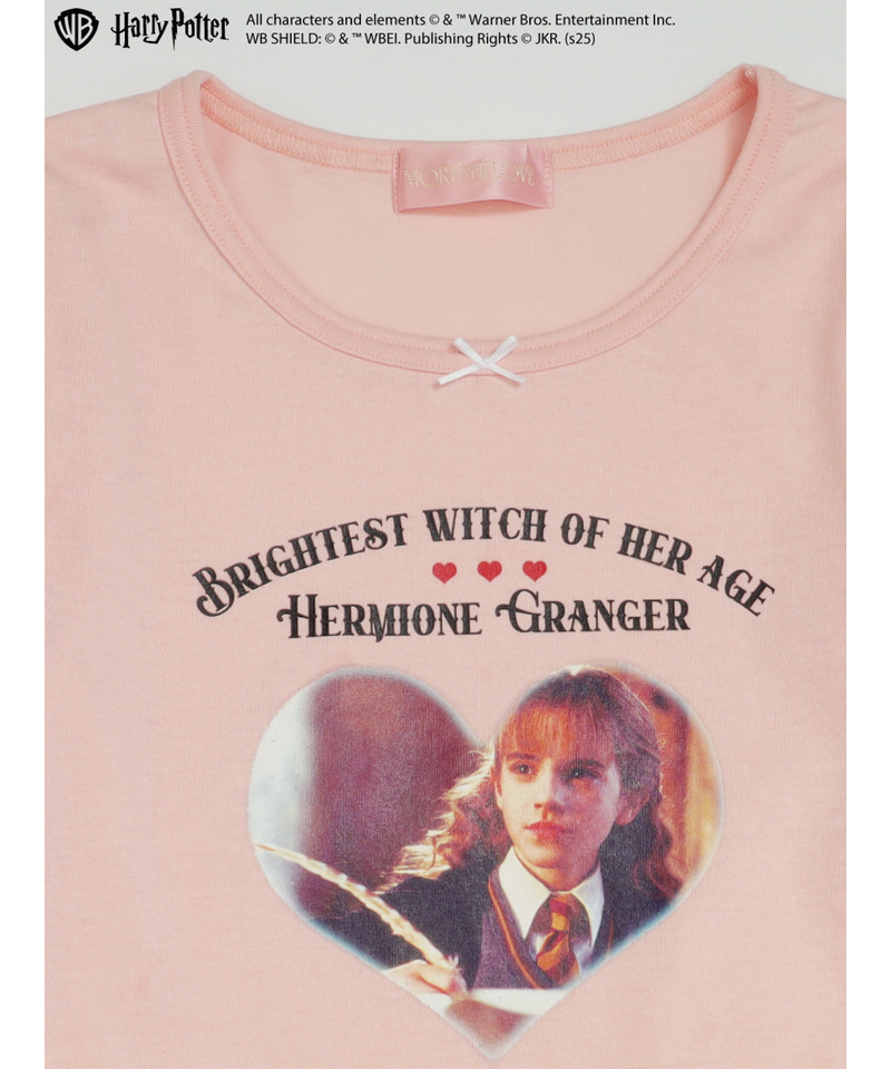 【Harry Potter】ハーマイオニー・グレンジャーTEE	 詳細画像 ピンク 3