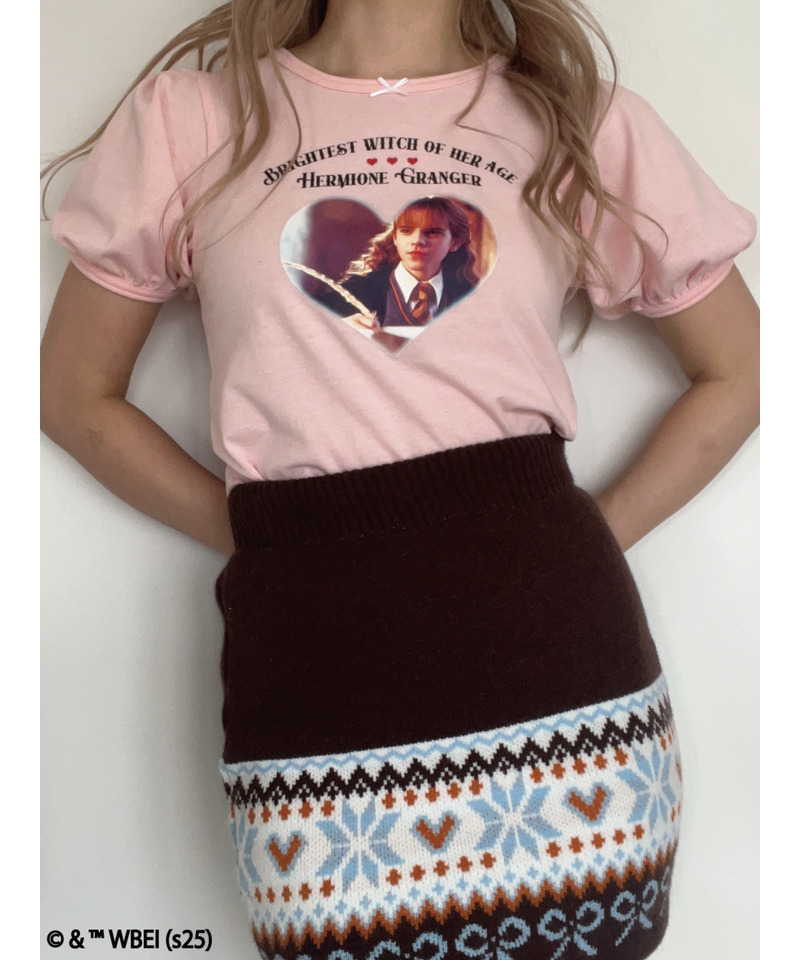 【Harry Potter】ハーマイオニー・グレンジャーTEE	 詳細画像 ピンク 8